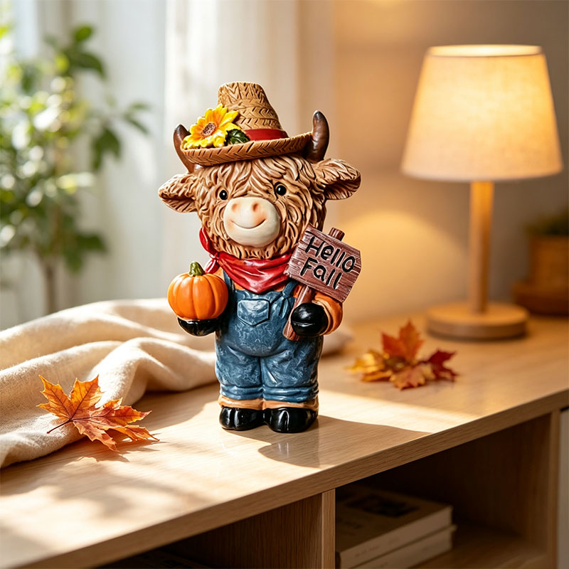 🐂🎁Cute Creative Highland Cow Figurines