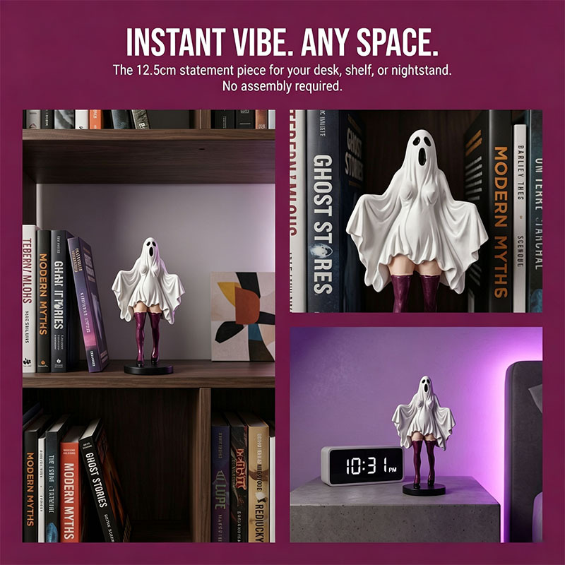 👠👻Funny High-heeled Ghost Figurine Ornament