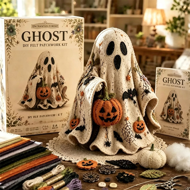 🎁👻Halloween Spooky Ghost DIY Patchwork