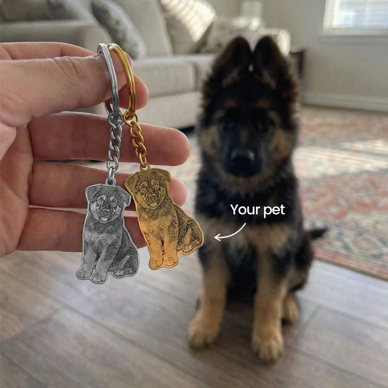 Personalized Pet Keychain