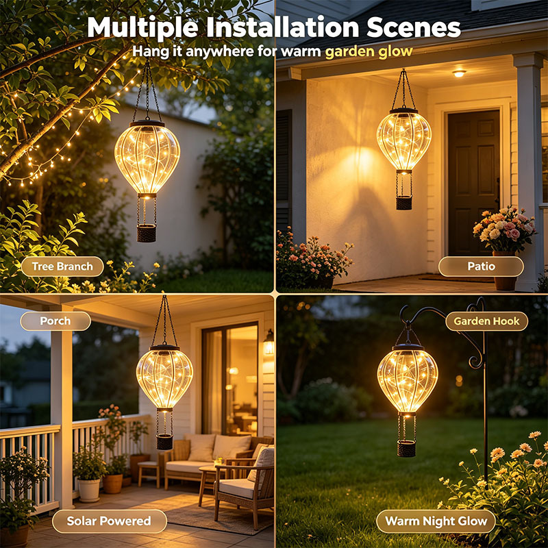 🎈Solar Hot Air Balloon Garden Lantern