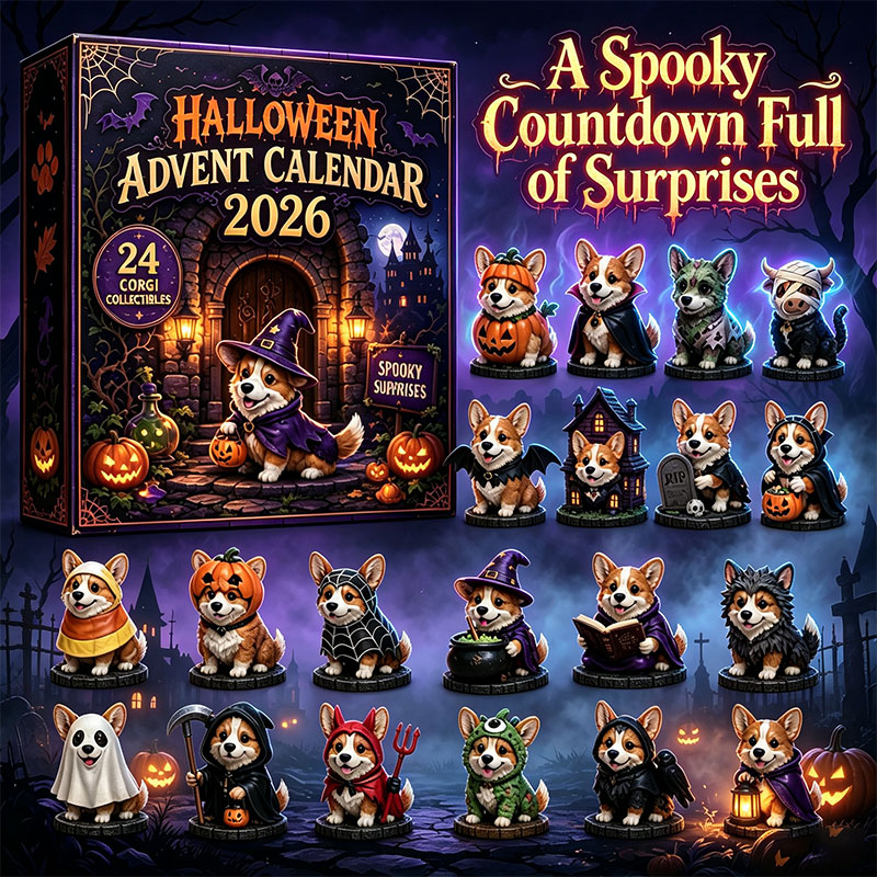 🐶24 Days of Spooky Castle Corgi Advent Calendar 2026