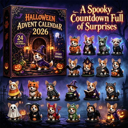 🐶24 Days of Spooky Castle Corgi Advent Calendar 2026