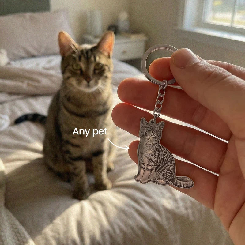 Personalized Pet Keychain