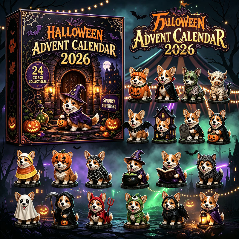 🐶24 Days of Spooky Castle Corgi Advent Calendar 2026