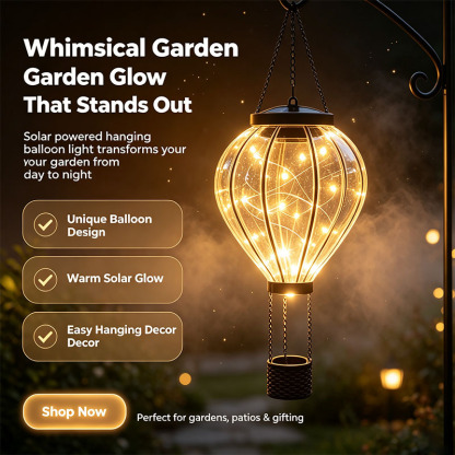 🎈Solar Hot Air Balloon Garden Lantern