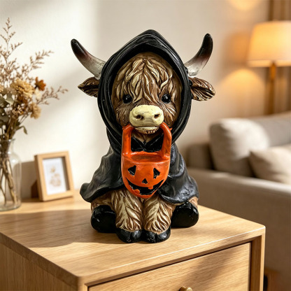 Halloween Highland Cow Magic Ornament Decoration Gift