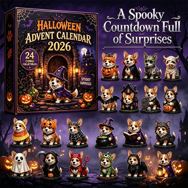 🐶24 Days of Spooky Castle Corgi Advent Calendar 2026