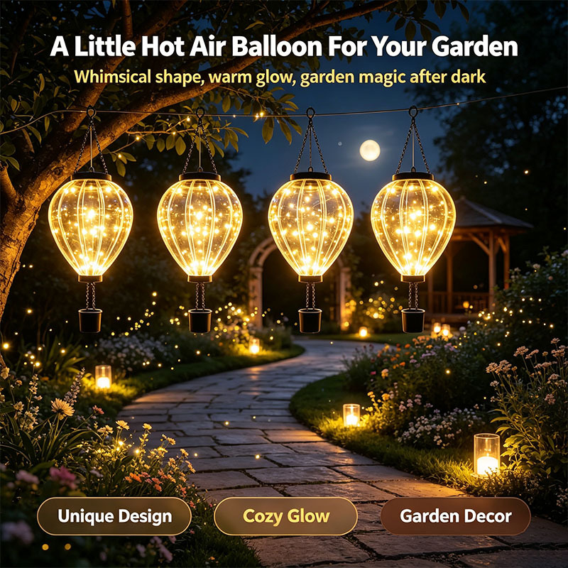 🎈Solar Hot Air Balloon Garden Lantern