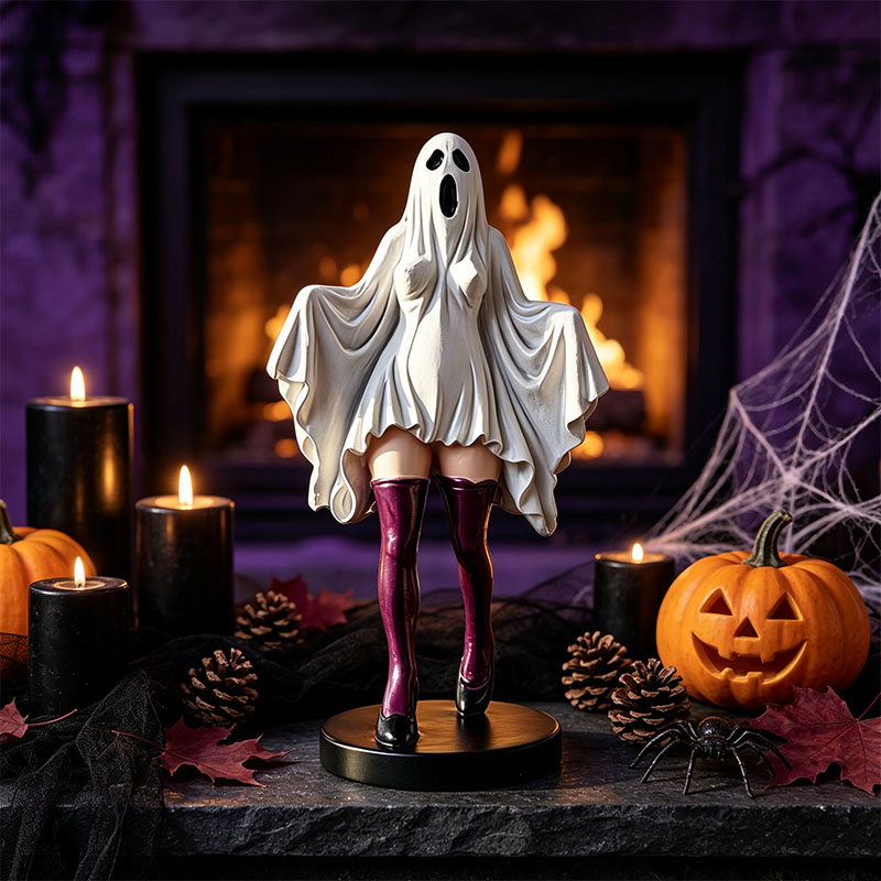 👠👻Funny Glamorous High-heeled Ghost Figurine Ornament