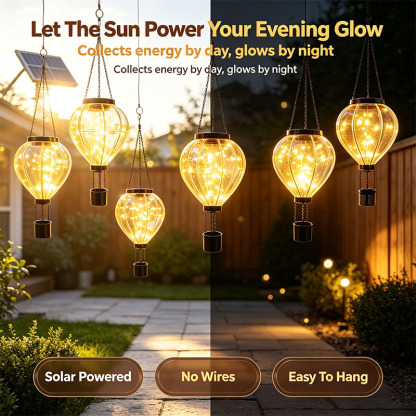 🎈Solar Hot Air Balloon Garden Lantern