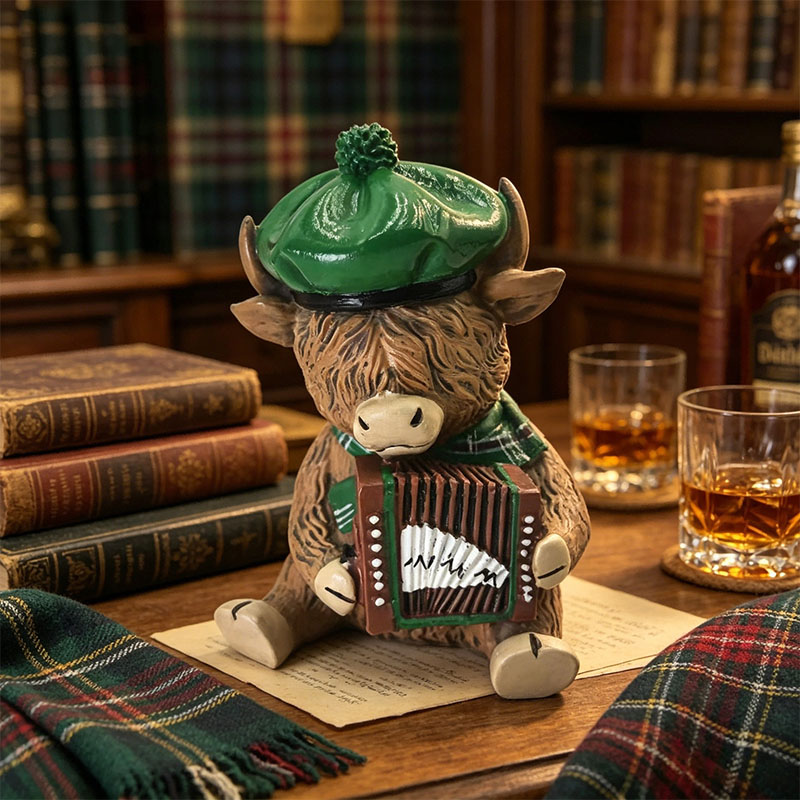 🐂🎁Cute Creative Highland Cow Figurines