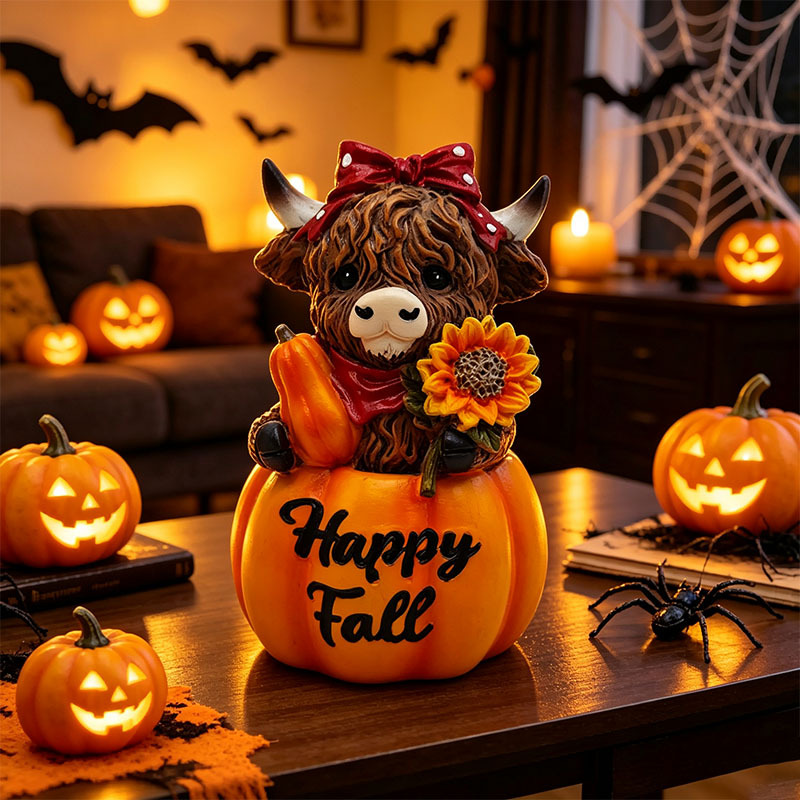 🎁Halloween Highland Cow Magic Ornament Decoration Gift