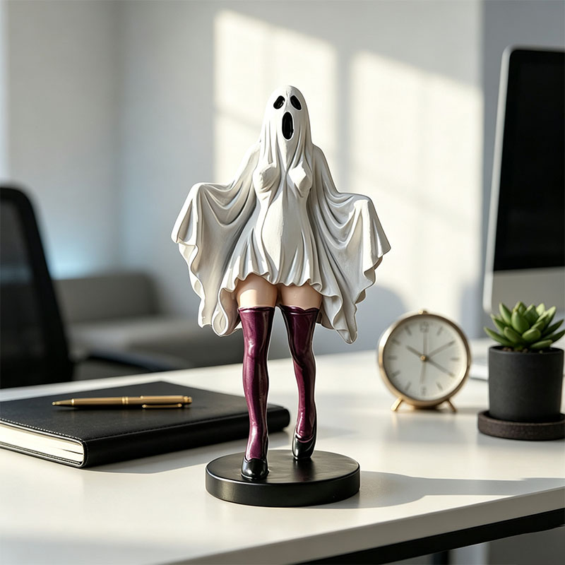 👠👻Funny Glamorous High-heeled Ghost Figurine Ornament