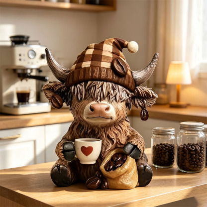 🐂🎁Cute Creative Highland Cow Figurines