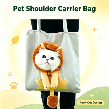 😺🎒Funny Cat Peeking Out Pet Shoulder Bag
