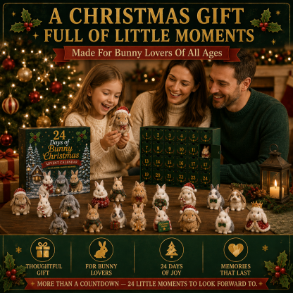 🎁🐇24 Days Bunny Acrylic Ornament Advent Calendar