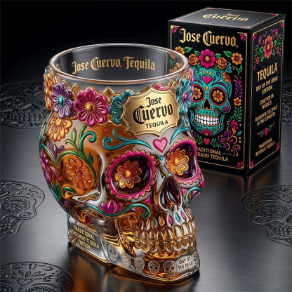 Day of the Dead Collector Goblet – Limited Edition Art Glass