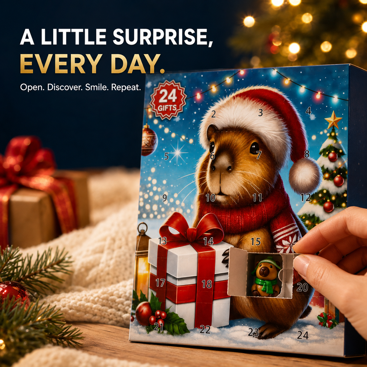 🎁Capybara Christmas Advent Calendar 2026