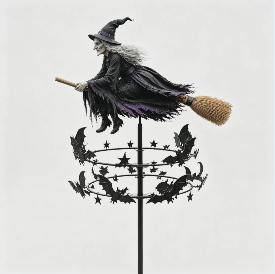 🧙Halloween Early Bird Special-The Magical Flying Witch Garden Stakes