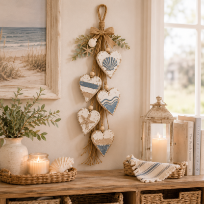 🍂🤎Hanging Heart Wall Decor