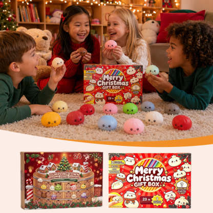 🎄2026 Christmas Dumpling Squishy Advent Calendar – 24-Day Countdown Surprise