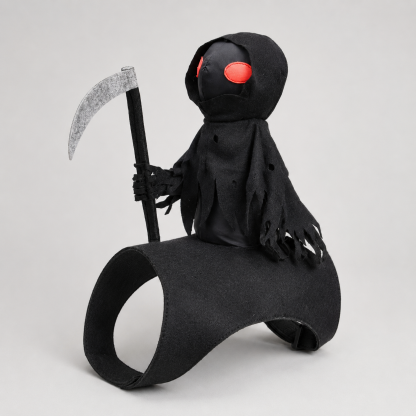 Dark Harvest Knight Transformation Pet Costume - One Tiny Rider. A Whole Lot of Howls.