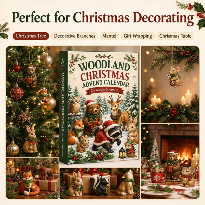 🌴🐶 2026 Christmas Woodland Animals Advent Calendar
