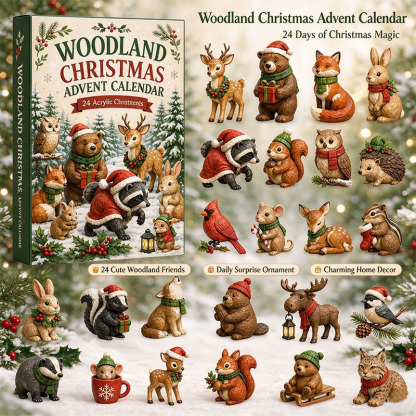🌴🐶 2026 Christmas Woodland Animals Advent Calendar