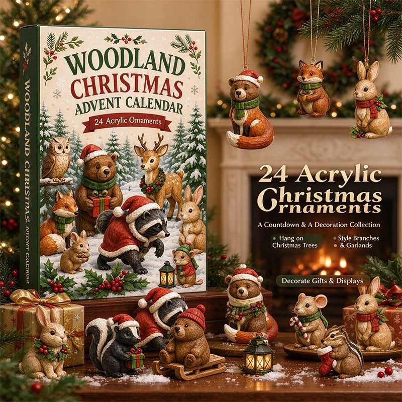 🌴🐶 2026 Christmas Woodland Animals Advent Calendar