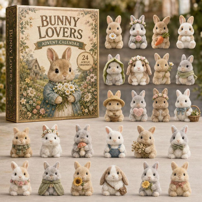 🎁🐇24 Days Bunny Acrylic Ornament Advent Calendar