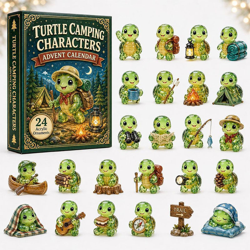 ✨24 Days Turtles Acrylic Ornament Advent Calendar