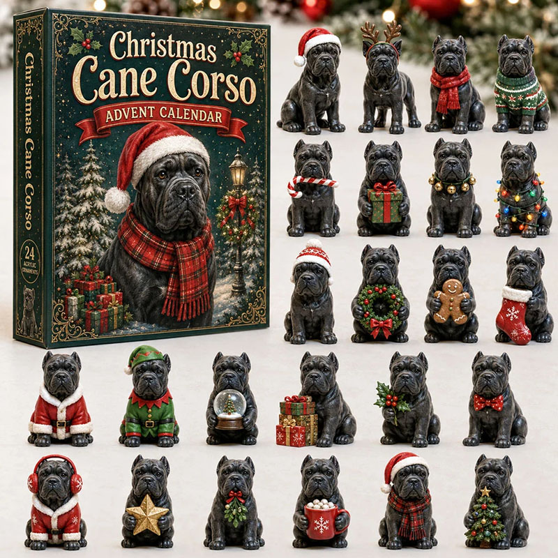 ✨24 Days Cane Corso Acrylic Ornament Advent Calendar