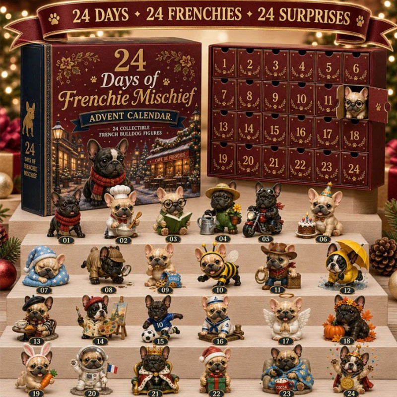 🔥49% Off Last Day -🔧 Vintage Garage Bulldog Advent Calendar 2026