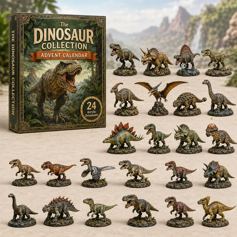 ✨24 Days Dinosaur Acrylic Ornament Advent Calendar