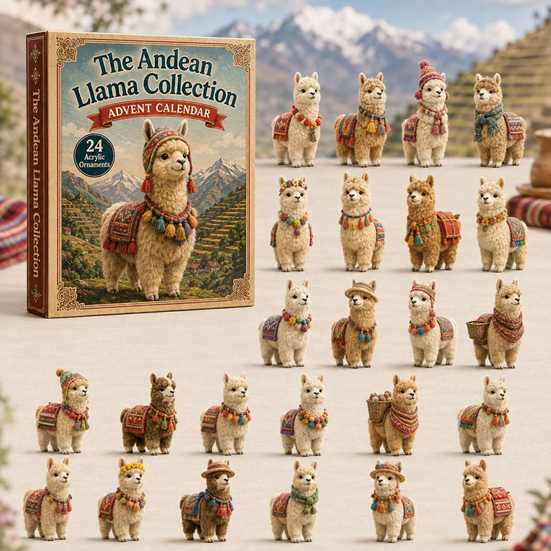 ✨24 Days Llama Acrylic Ornament Advent Calendar