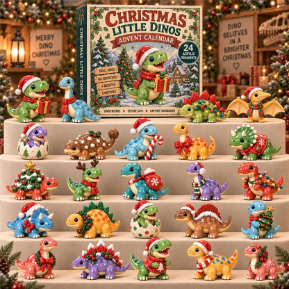 ✨24 Days Dinosaur Acrylic Ornament Advent Calendar