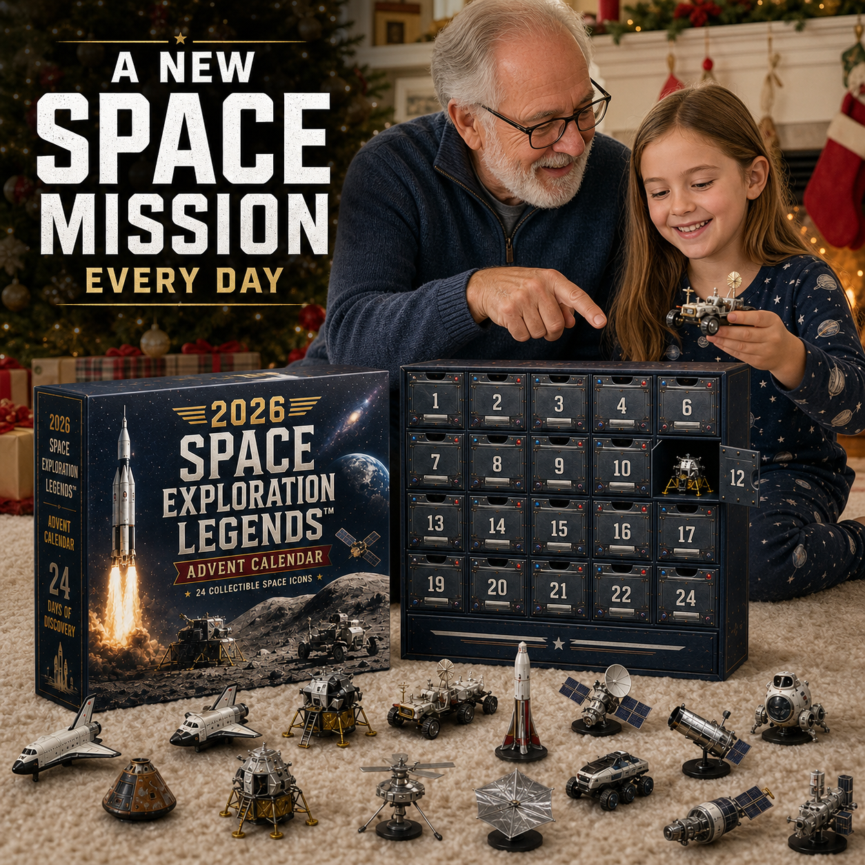 🚀2026 Space Exploration Legends Advent Calendar