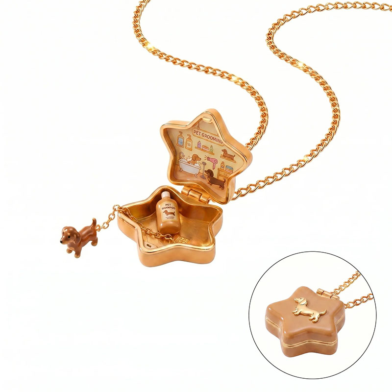 🎉Cute Animal Star Locket Necklace