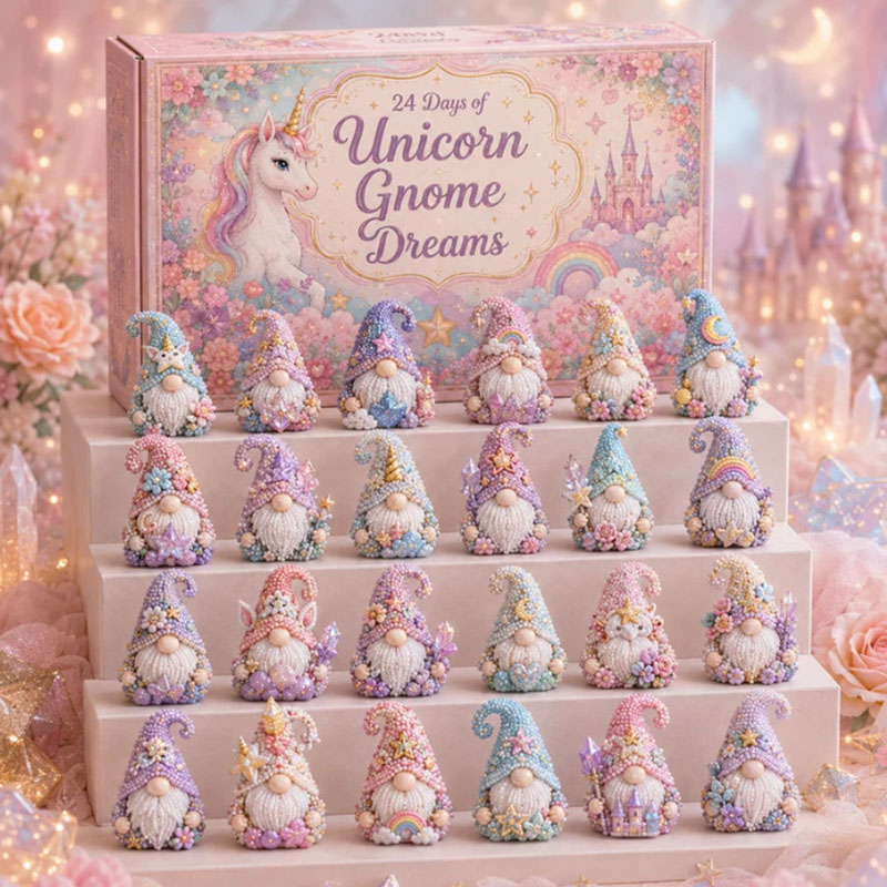 ✨24 Days Gnomes Acrylic Ornament Advent Calendar