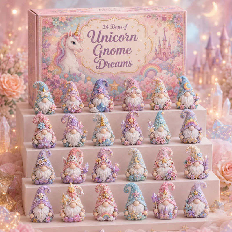 ✨24 Days Gnomes Acrylic Ornament Advent Calendar