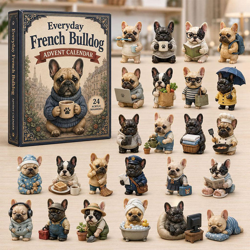 🔥49% Off Last Day -🔧 Vintage Garage Bulldog Advent Calendar 2026