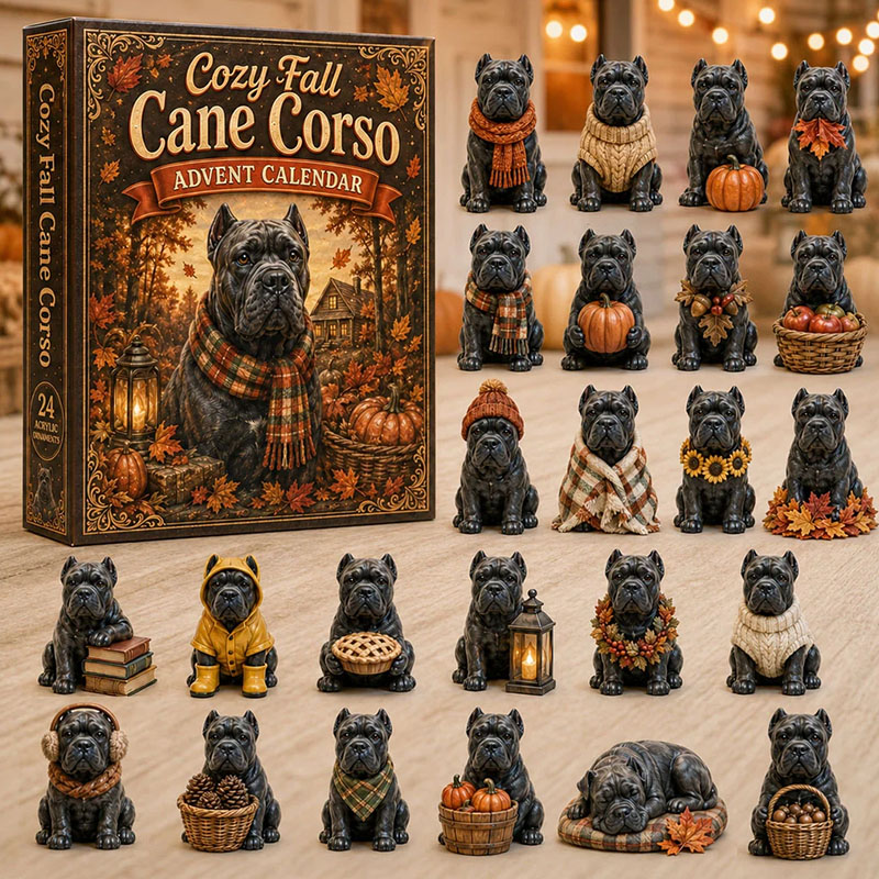 ✨24 Days Cane Corso Acrylic Ornament Advent Calendar