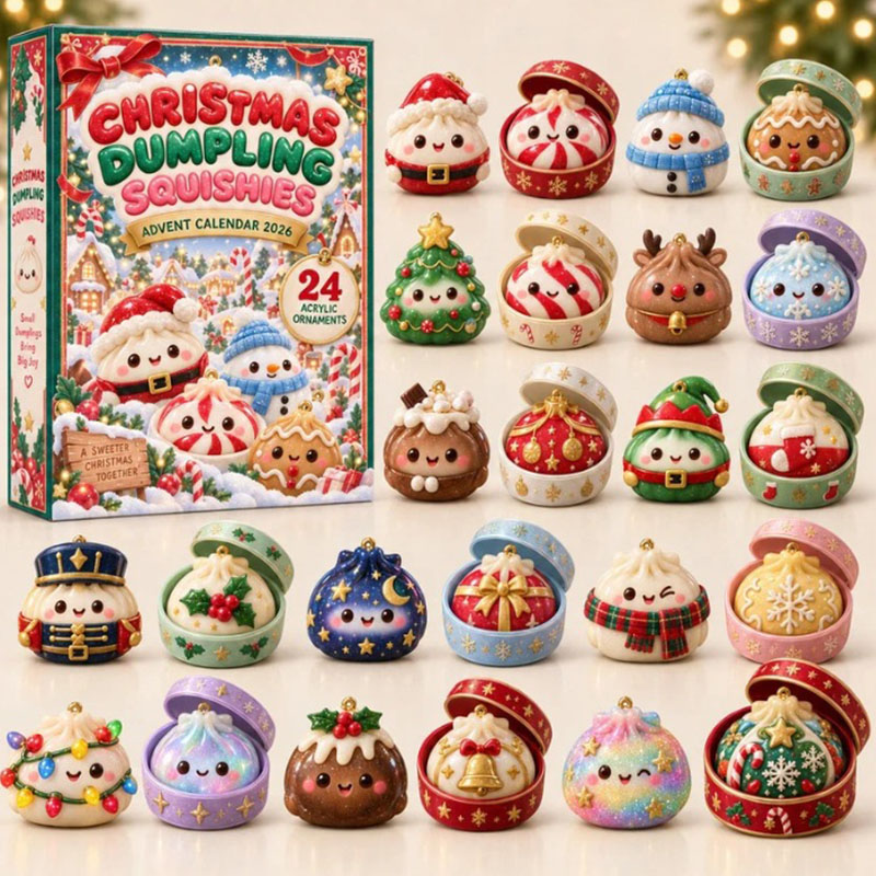 ✨24 Days Dumpling Acrylic Ornament Advent Calendar