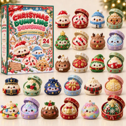 ✨24 Days Dumpling Acrylic Ornament Advent Calendar