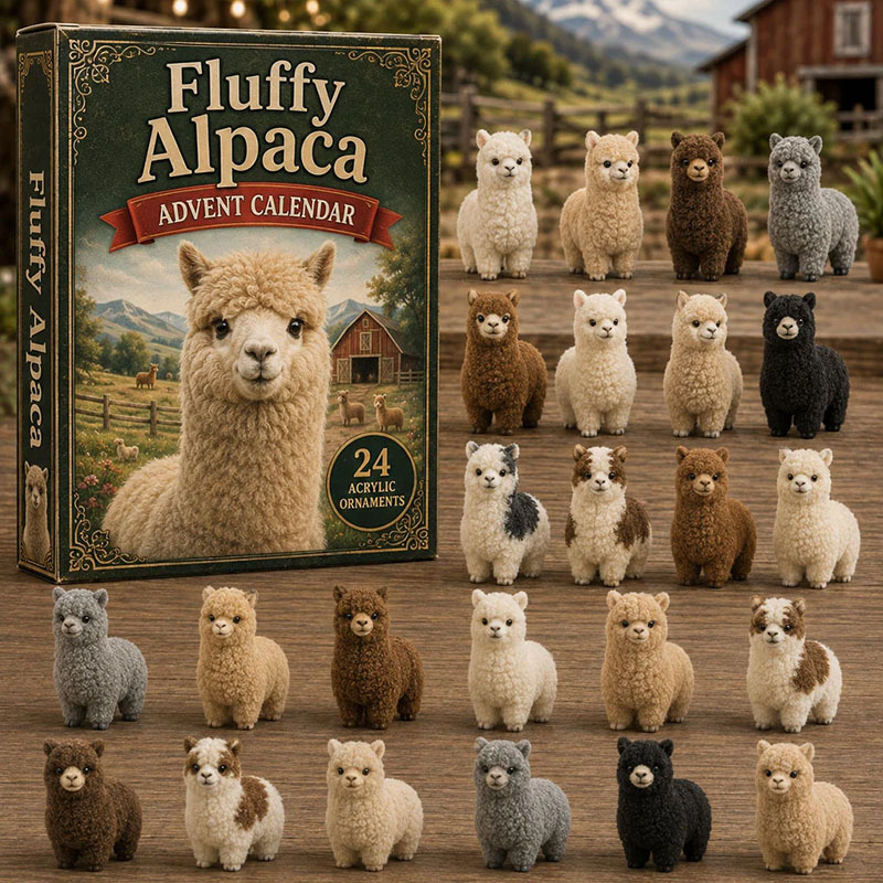 ✨24 Days Alpaca Acrylic Ornament Advent Calendar