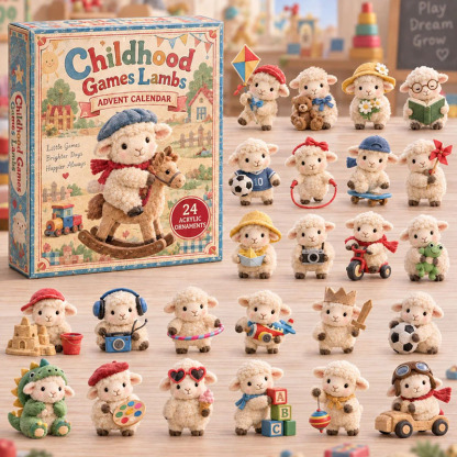 ✨24 Days Lambs Acrylic Ornament Advent Calendar