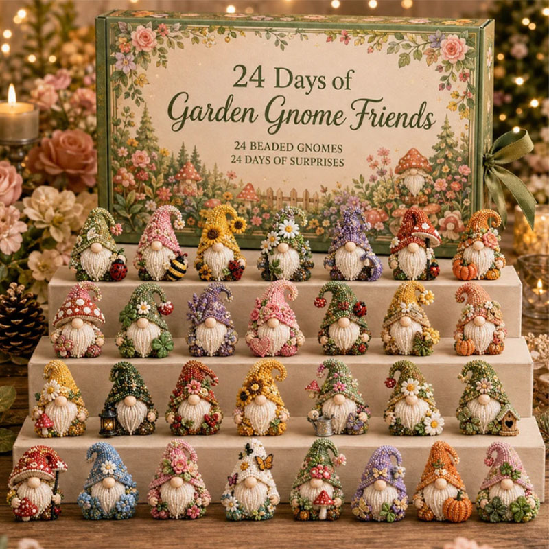 ✨24 Days Gnomes Acrylic Ornament Advent Calendar