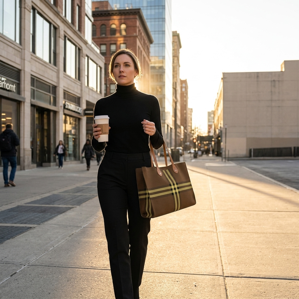 Roomy Plaid Shoulder Bag | One Bag For All Your Daily Needs