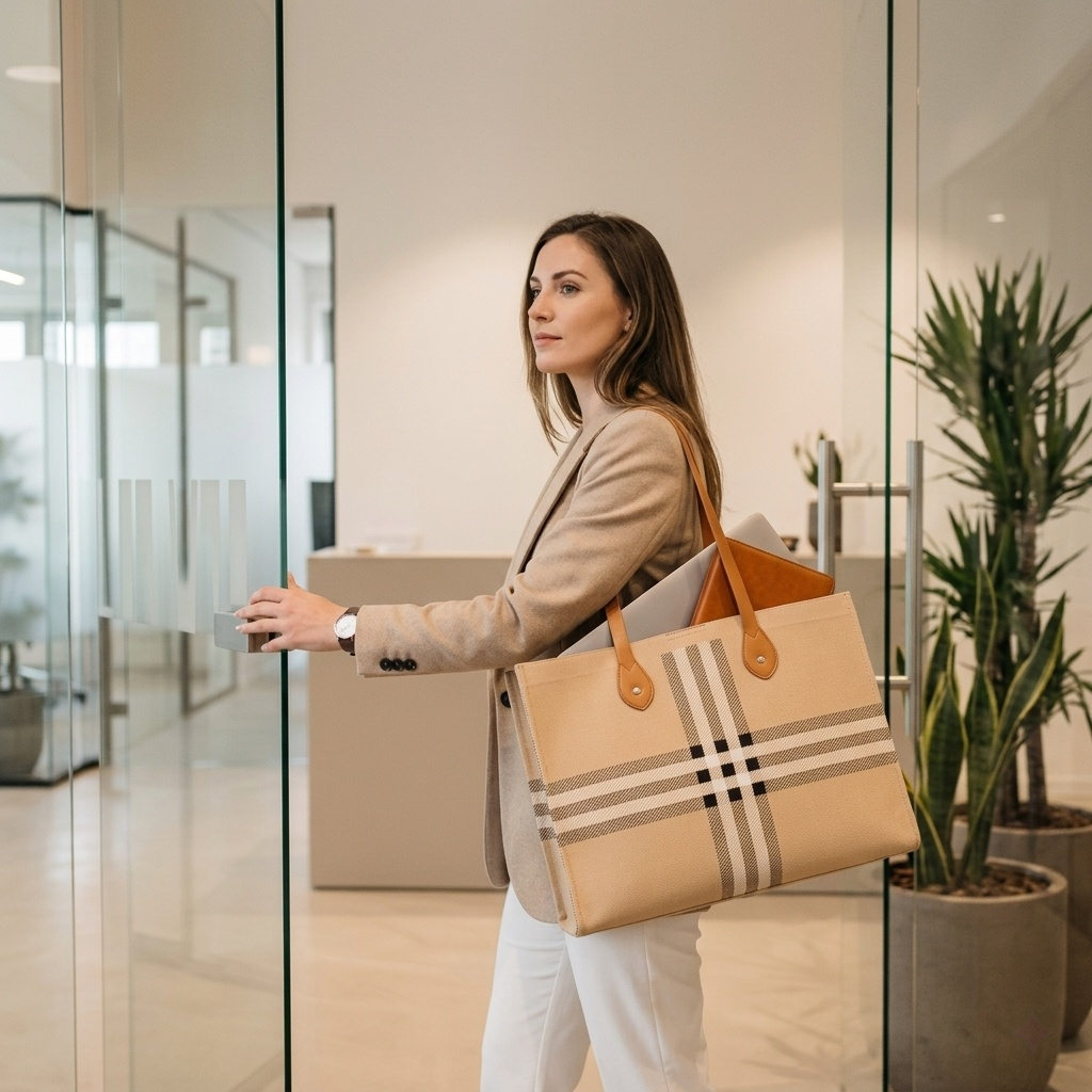 Roomy Plaid Shoulder Bag | One Bag For All Your Daily Needs